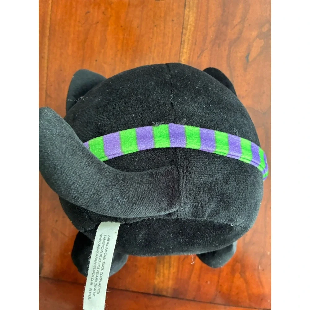 American‎ Greetings Halloween Silly Black Cat Plush